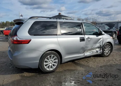 2015 Toyota Sienna Xle from USA, damaged, VIN 5TDYK3DC0FS663674